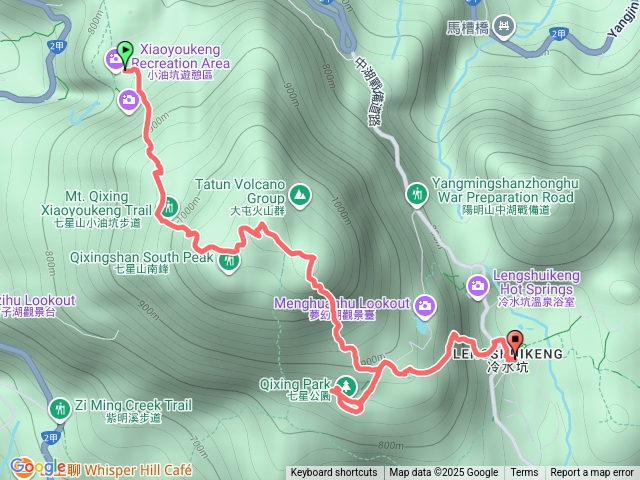 七星山縱走（小油坑上、冷水坑下）預覽圖