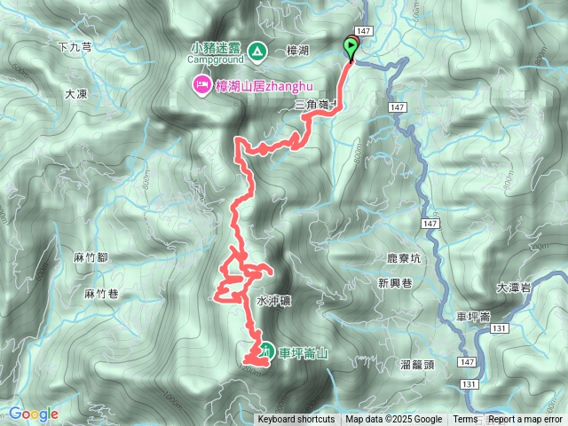 東坪崙山六連峰