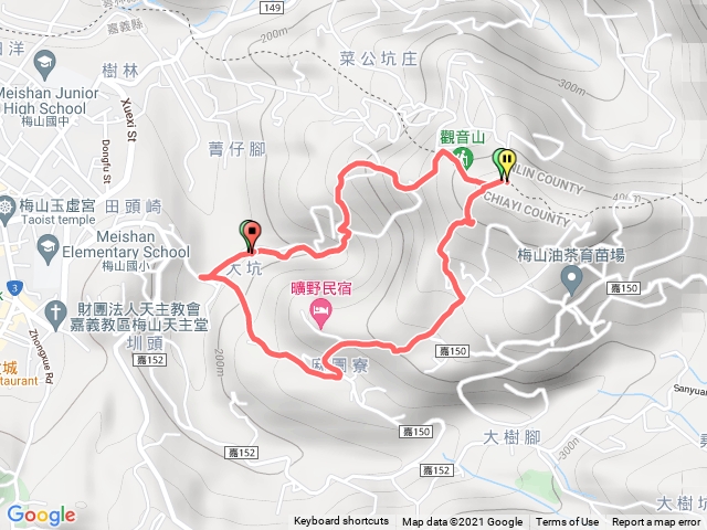 圳北步道-觀音山-百年蓮霧樹-賞鳥谷-麻園寮（O型）