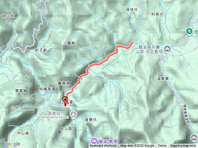 北勢溪三水潭古道