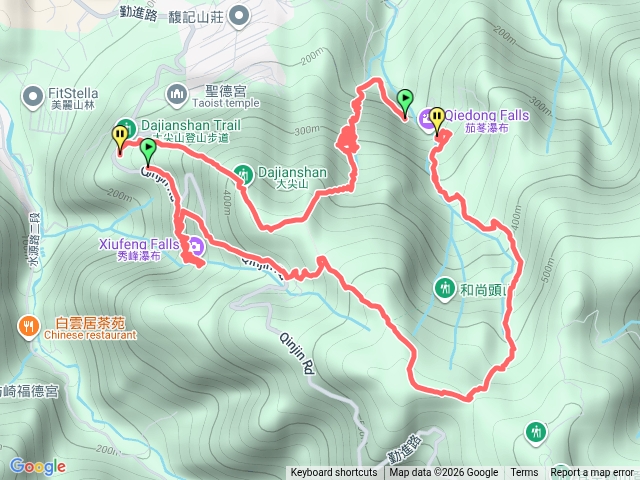 汐止三瀑布、大尖山O型走預覽圖
