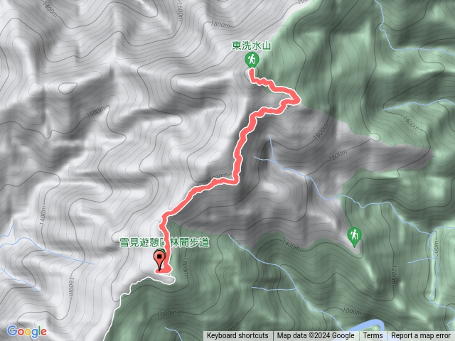 雪見步道東洗水山預覽圖