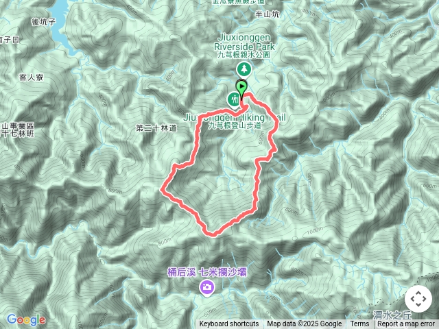 九金鳥倒紀逆O形縱走