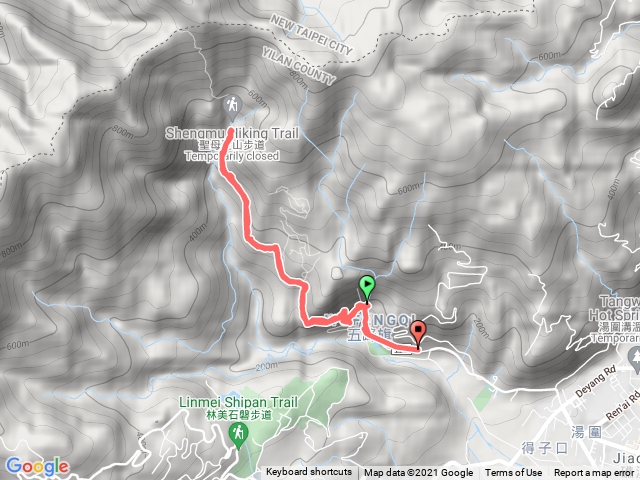 聖母山莊步道~ 通天橋原路來回