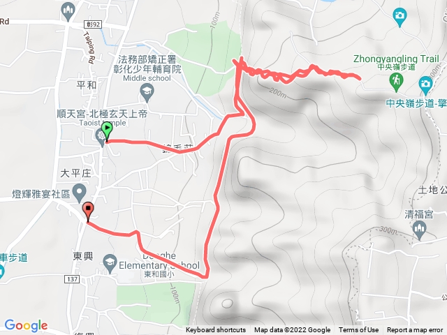 彰化－臺灣百大必訪步道清水岩中央嶺造林步道202211061849