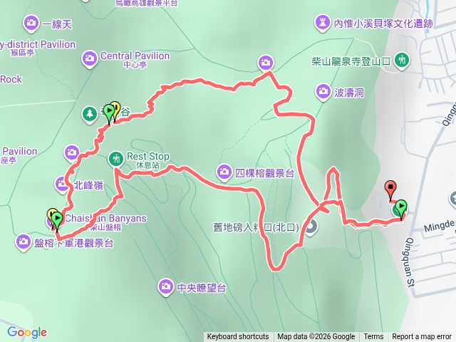 北柴山P-龍門亭-北好漢坡-盤榕-北柴山P預覽圖