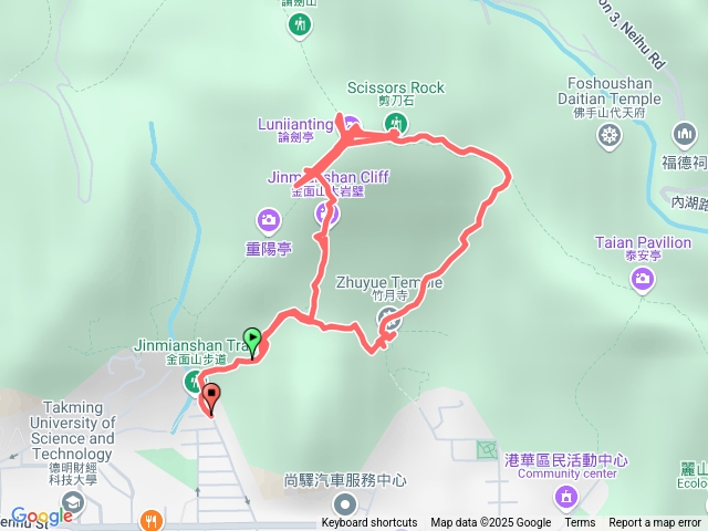 金面山大岩壁