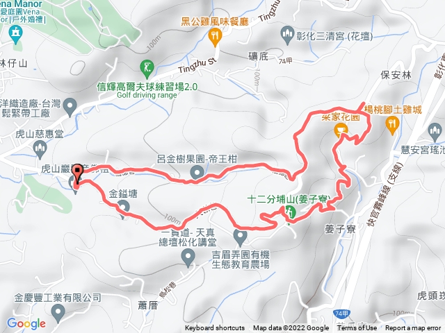 大嶺巷步道到虎山巖o型走