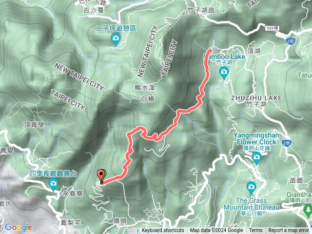 中正山至竹子湖午餐返回