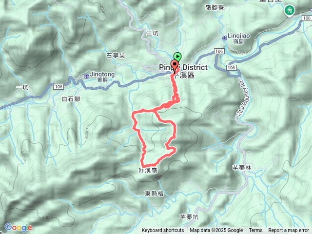 平溪中央尖山O繞預覽圖