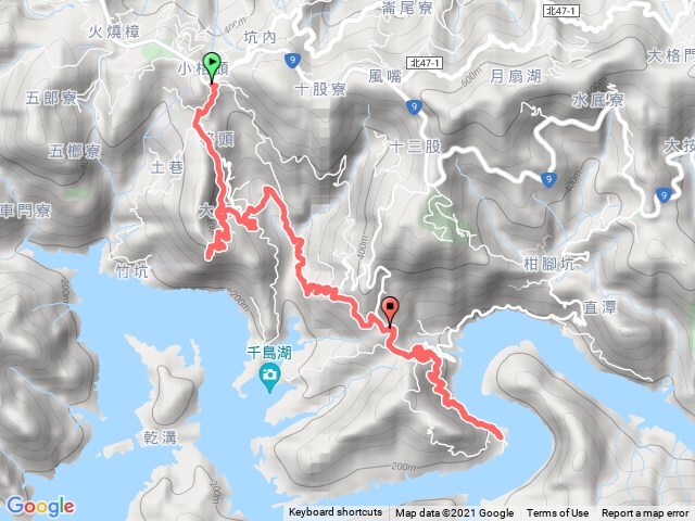 石碇十三股、鱷魚島、八卦茶園、千島湖、翡翠水庫、永安步道