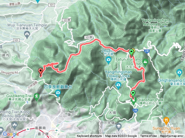 苗圃-七星山-二子坪-興福寮