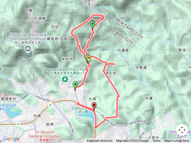 內湖牛稠10連峰