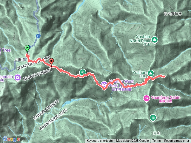 玉山主東(單攻)