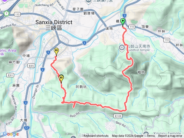 溪南尖王公坑山
