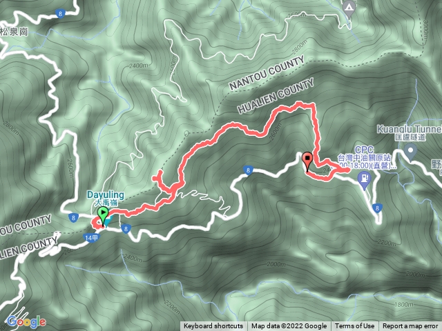 合歡越嶺古道、卯木山