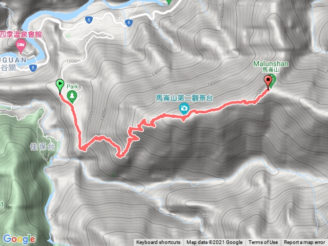 馬崙山上山