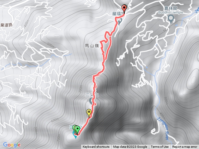 一尖山、二尖山、三尖山、馬山嶺