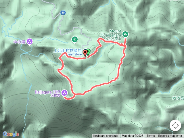 20250503 日本百名山 - 奈良 | 大台ヶ原山O型 (東大台路線)