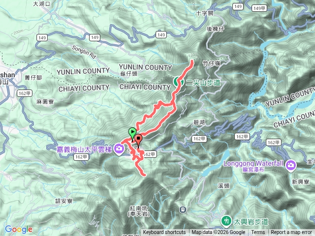115.4.12雲嘉五連峰（龍興古道-太坪古道-太平山西峰-太平老街-孝子路-大籠頂西峰-大籠頂山預覽圖