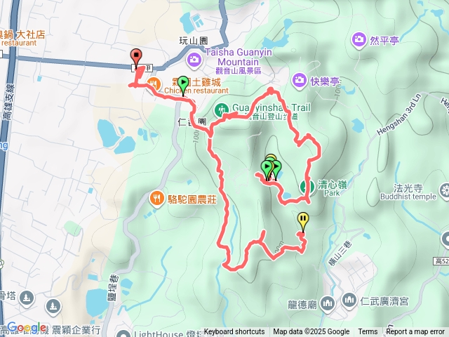 高雄觀音山十連峰