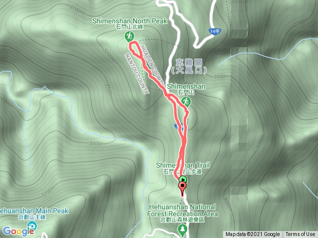 210215石門山石門山北峰