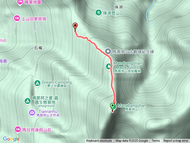 馬那邦山-上湖登山口