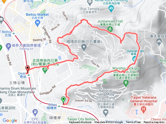 軍艦岩、丹鳳山