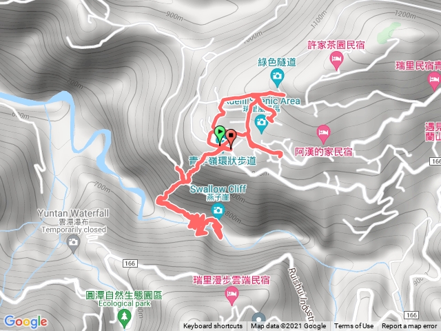 瑞里蝙蝠洞-下切溪谷累死人路線