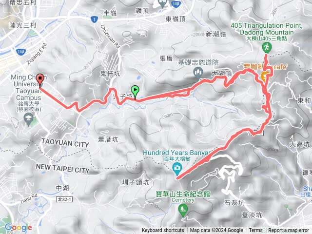 1130731銘傳大學~405高地~百年大榕樹
