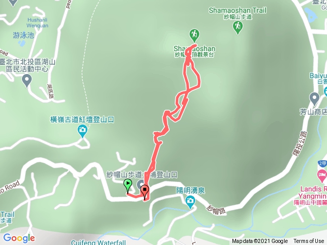 紗帽山大埔登山口來回