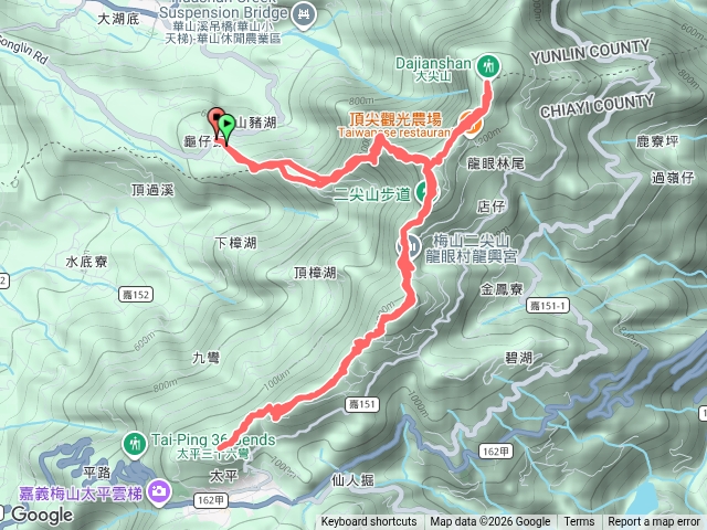 華山4-1雲嘉五連峰
