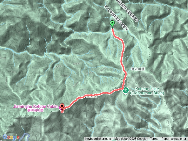 南二段-拉庫音溪山屋-嘉明湖山屋