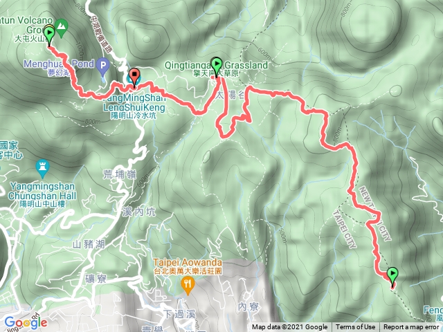 風櫃嘴-冷水坑-七星主東峰-冷水坑