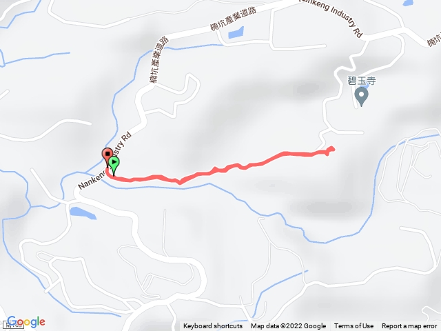 台南龍崎楠子坑山土地調查局圖根點