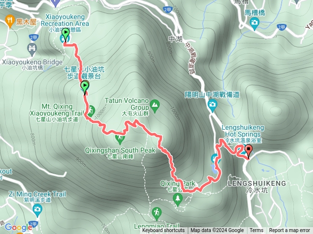 小油坑-七星山主峰-東峰-夢幻湖-冷水坑