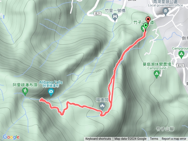 竹子山步道&阿里磅曝布