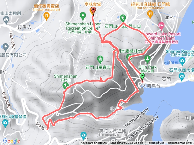 小竹坑溪石門山