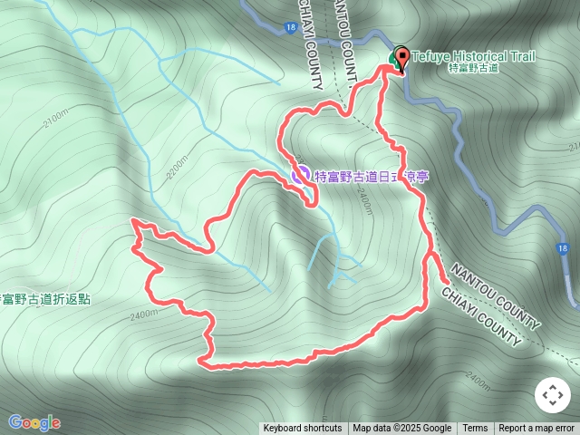 兒玉山-東水山-東水西峰-特富野