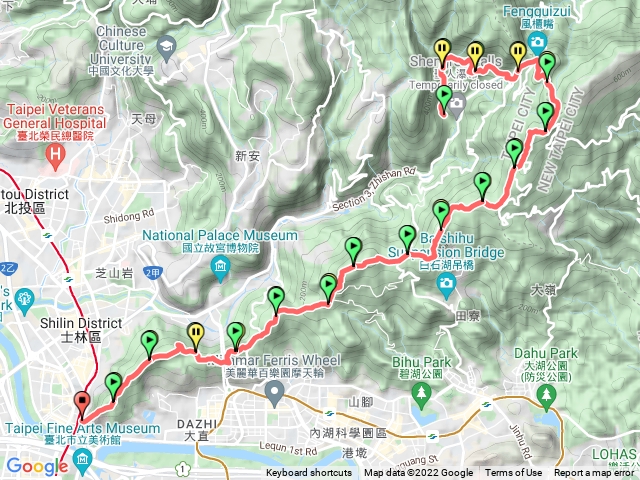 台北天際線 坪頂水圳到劍潭