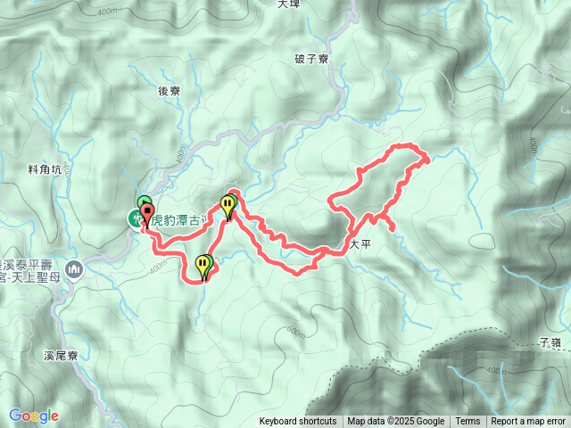 20250718虎豹潭、大平、竿蓁坑古道預覽圖