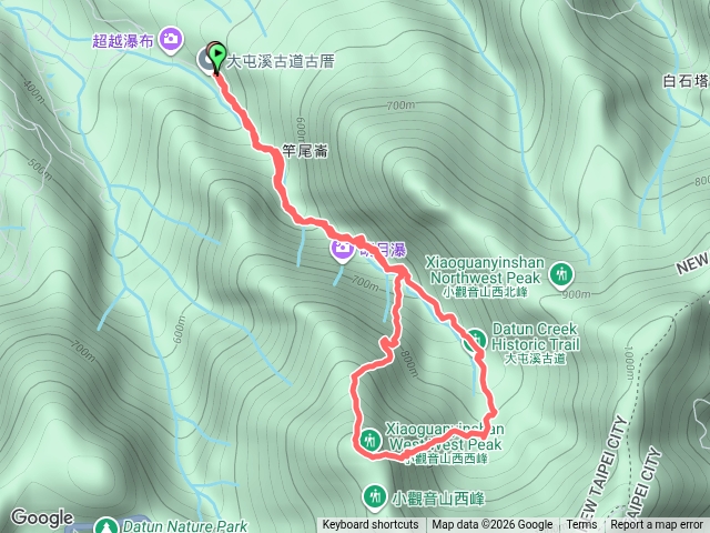 大屯溪古道清風小觀音西西峯型預覽圖