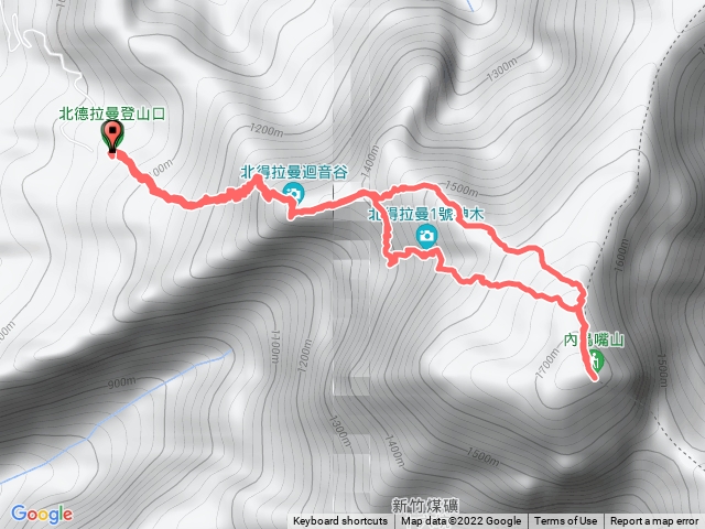 北德拉曼+內鳥嘴山O型縱走