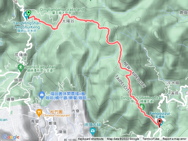 陽明山東段（冷水坑-風櫃嘴）