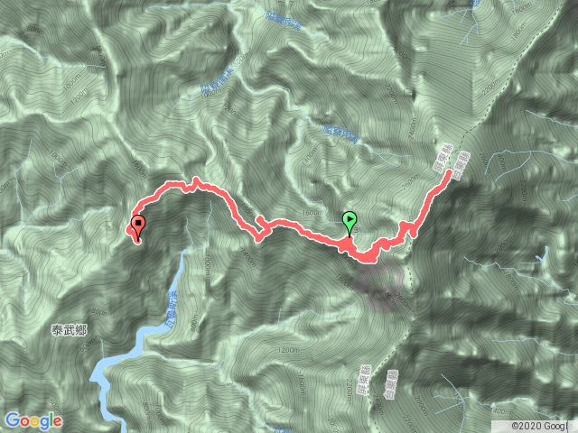 20190127檜谷山莊-北大武-西大武-舊登山口-新登山口