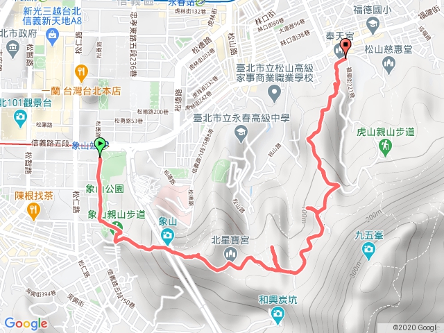 象獅豹虎（象山站-松山奉天宮）