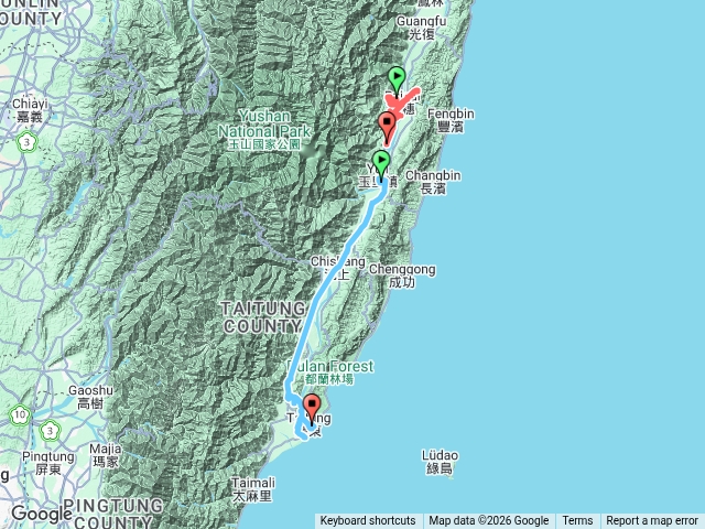 115-06-30花東江布南山+瑞穗山+烏漏山+馬立雲+客城+四格山+中研院基石