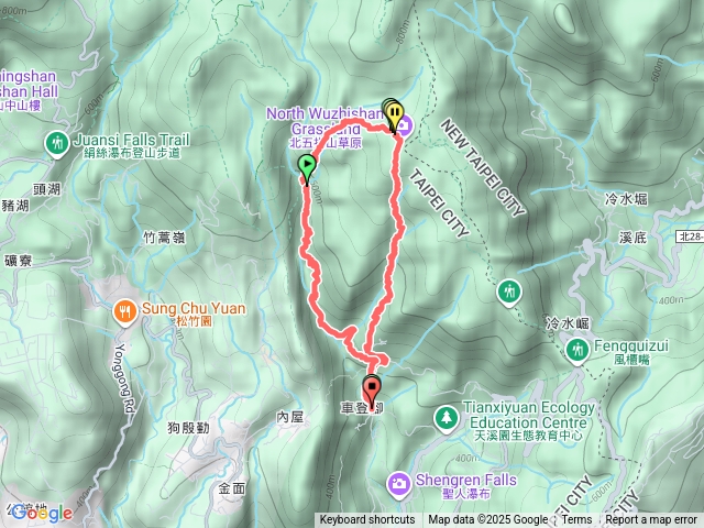 荷蘭古道和北五指山O型