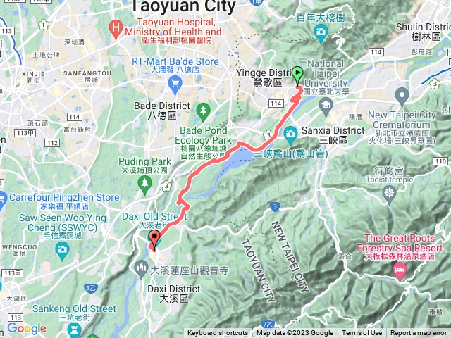 鶯歌火車站到大溪月眉及大溪老街