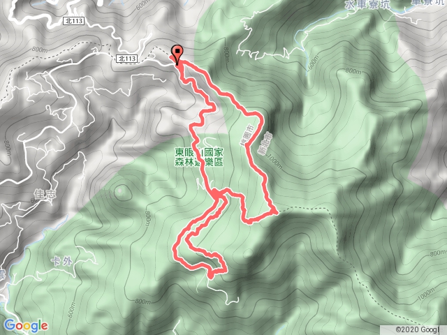 志繼山與東眼山O型